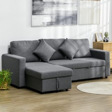 3 Seater Corner Sofa Bed w/