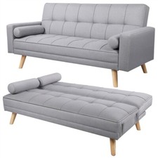Fabric Sofa Bed 3 Seater Click