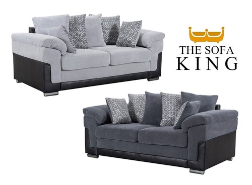 Grey sofa beds fabric - beds,