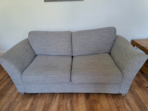 Dfs grey double sofa bed - double,